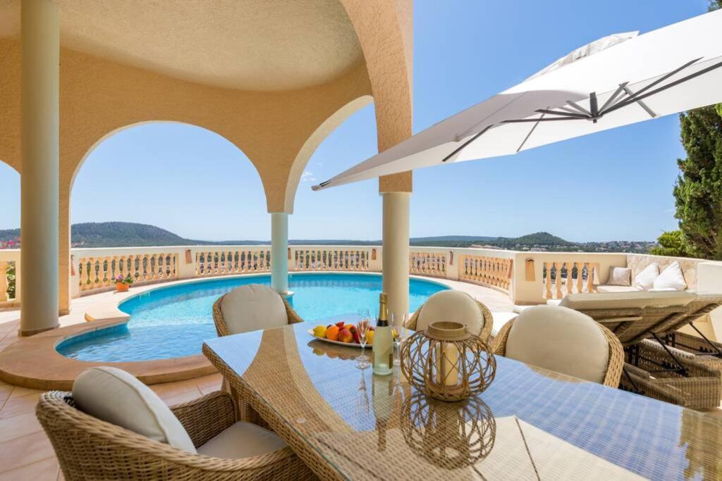 Meerblick Villa "Buena Vista" In Santa Ponsa, Mallorca Екстериор снимка
